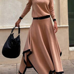 Long Sleeve Skirt Two Piece Set