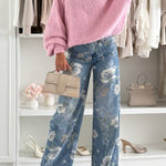 PASTEL FLOWERS jeans