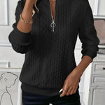 Sofía | Elegant Quarter-Zip Sweater