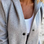 Solid Color Casual Women's Coat
