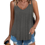 Tank Tops Spaghetti Strap Camisoles - Nadorine (Us Only)