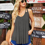 Tank Tops Spaghetti Strap Camisoles - Nadorine (Us Only)