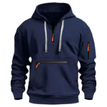 KZZ Men's Winter Fleece Lined Casual Set Long Sleeve Jacket & Pants