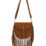 Vintage Bohemian Tassel Suede Shoulder Bag