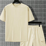 KZZ Summer T-shirt, cargo shorts, tracksuit for men