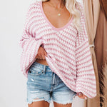 Stripe Loose Fit Sweater