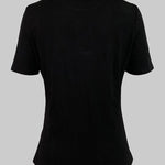 Short Sleeves Skinny Floral Printed Split-Joint Round-Neck T-Shirts