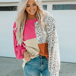 Nadorine Crewneck Doll Sleeves Rib Knit Pullover