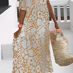 FLORAL PRINT VACATION MIDI DRESS