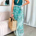 One Shoulder Tie Back High Cut Swimwear