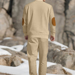KZZ Men's knitted suit