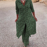 Claudia | Button-front set