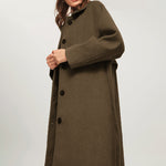 Nadorine Double-sided Cashmere Coat Long Loose Woolen Jacket
