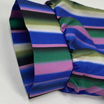 Long Sleeves Loose Split-Joint Striped Lapel Maxi Dresses Shirt Dress