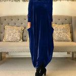 Wilma | Cozy Draped Maxi Dress for Winter