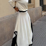 Long Sleeve Skirt Two Piece Set