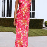 Letters of Mine Floral Off Shoulder Maxi Dress