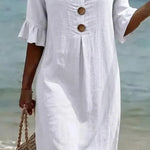 Amaia | Elegant linen dress