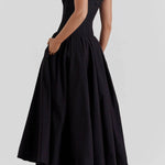 Milady strapless Midi Dress