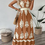 Chloe Wilson | Floral V-Neck Maxi Dress For Women