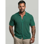 KZZ Men's casual button-down cardigan