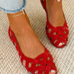 Alice | Woven Crisscross Sandals