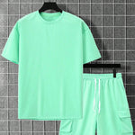 KZZ Summer T-shirt, cargo shorts, tracksuit for men