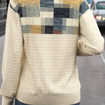 Adriana | Patchwork Knit with Buttons