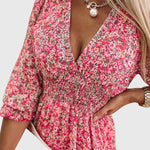 Theresa | Floral Puff Sleeve Dress