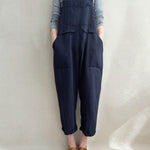 Overalls Baggy Bib Loose Overalls Jumpsuit Wide Leg Harem Casual Rompers