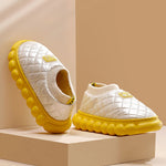 Warm Indoor Non-Slip Waterproof Soft Sole Padded Flat Shoes