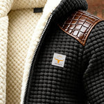 Yasmina | EMBOSSED LEATHER TEXTURED JACKET