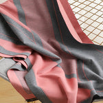 Warm Thicken Fringed Printed Scarf