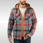 Richard | Plaid Patchwork Hooded Jacket
