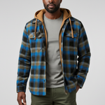 Richard | Plaid Patchwork Hooded Jacket
