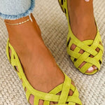 Alice | Woven Crisscross Sandals