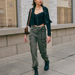 Suit Jacket Slim fit Single Button Crop Blazer