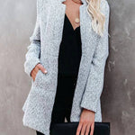 Pocket Casual Solid Color Jacket