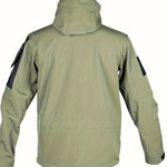 KZZ Men's Casual Hooded Hiking Jacket Warm Coat