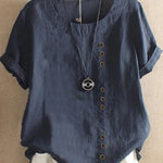 Amaya | Effortless Button Detail Summer Blouse