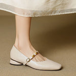 Zyra | Genuine Leather Flats