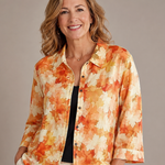 Laurentine | Watercolour Leaf Blouse