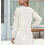 Nadorine Women's Cotton Shirt Dress