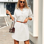 Nadorine Women's Cotton Shirt Dress