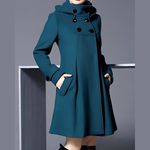 Solvara™ - Elegant Jacket with Side Pockets and Hood