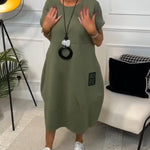 Gloria | Stylish Short Sleeved Dress