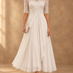Abella | Lace and Chiffon Dress