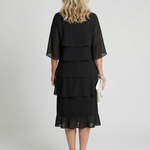 Brent | Layered Tier Midi Dress