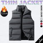 KZZ Mens Vest Jacket Warm Sleeveless Jackets
