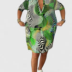Lia | Sophisticated V-neck Dress